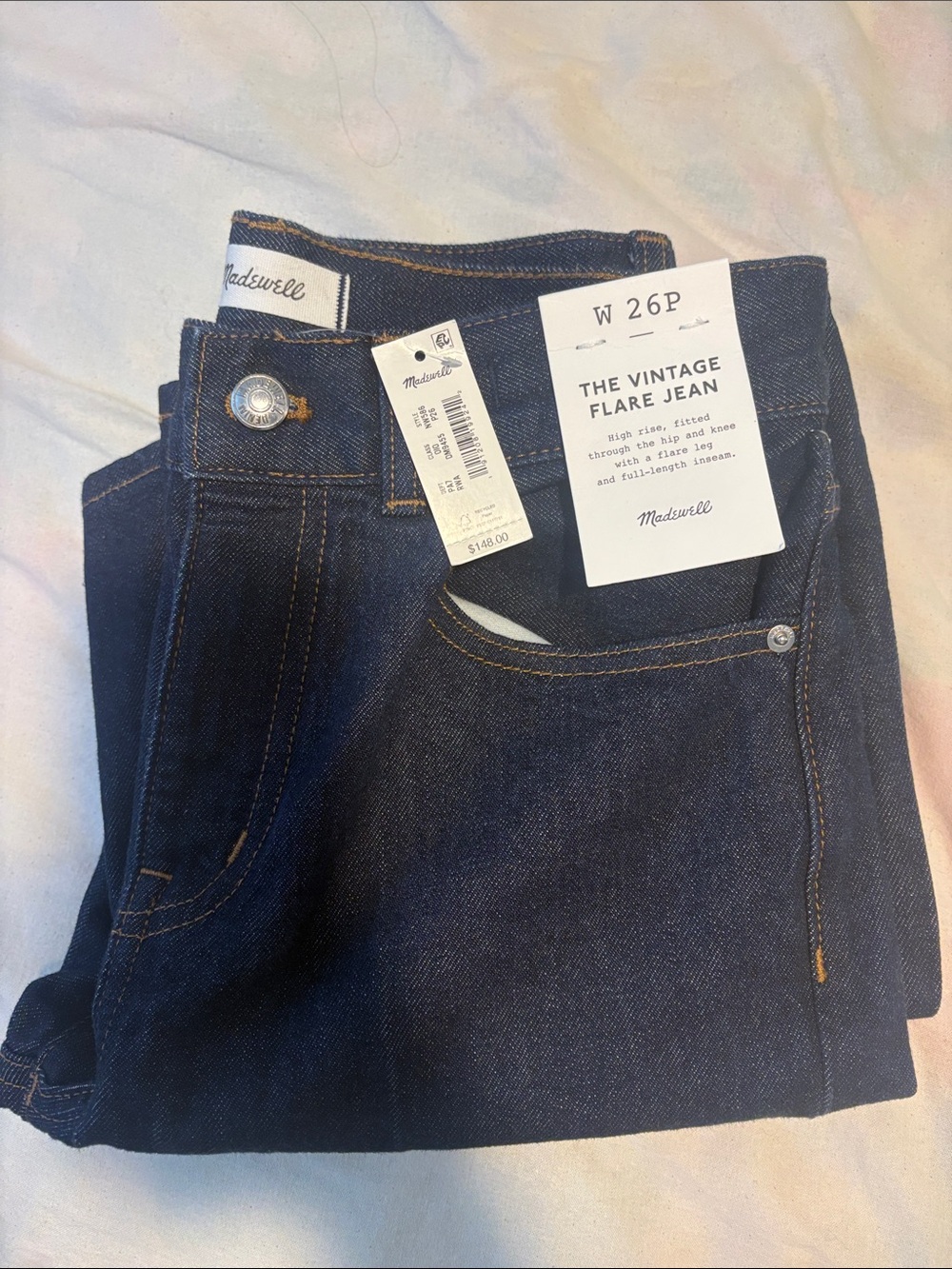 Madewell Dark wash High-Rise Flare Jeans